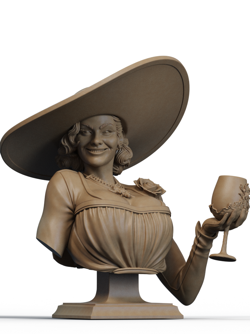Lady Dimitrescu Bust - 1/9 Scale
