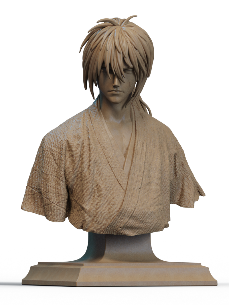 Kenshin Himura Bust - 1/9 Scale