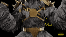 Black Krrsantan Sculpture