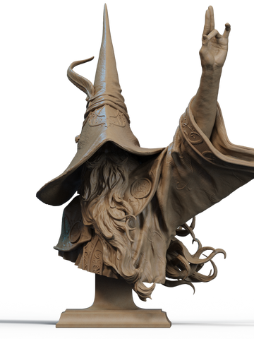 The Legendary Merlin Bust - 1/9 Scale