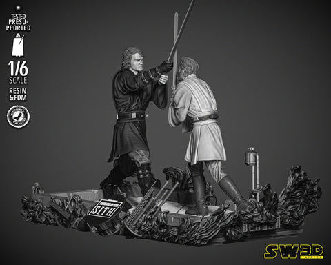 Obi Wan and Anakin 2024 Diorama