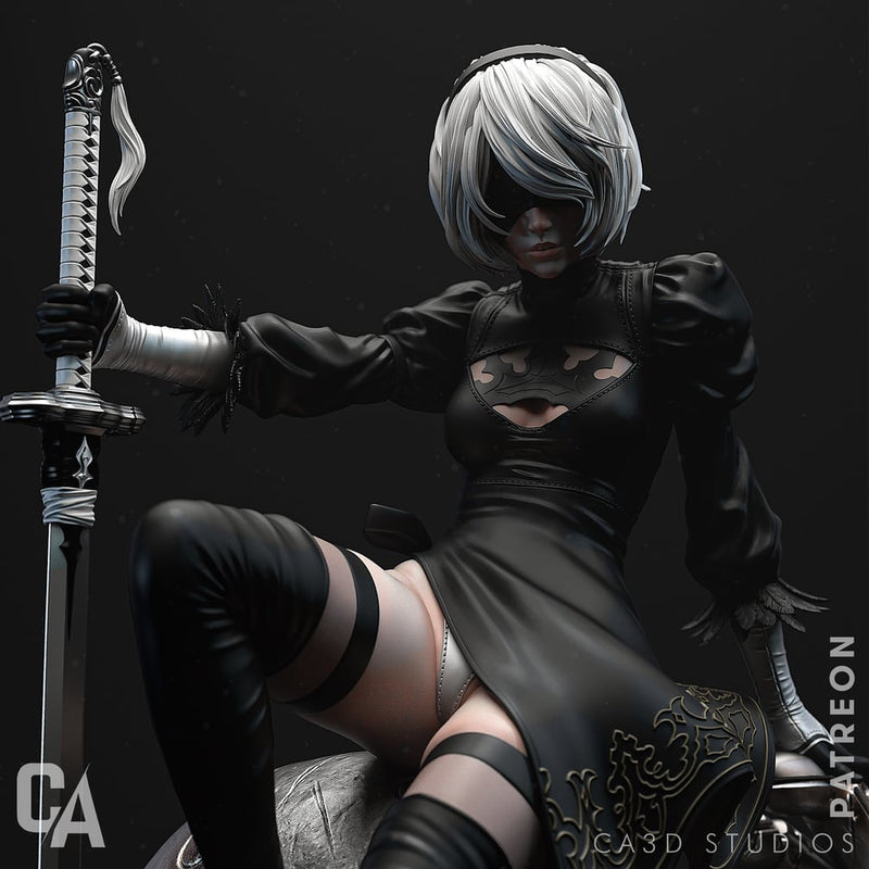 2B Statue - 1/9 Scale