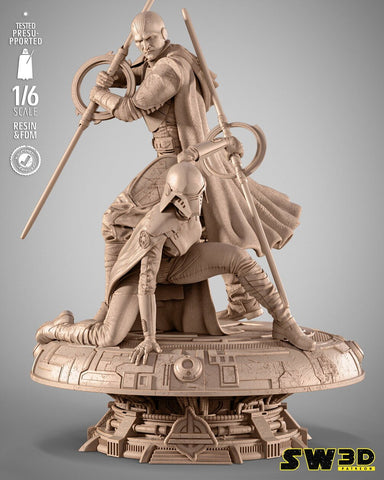 SW3D October 2025 Term Grand Inquisitor and Second Sister Diorama