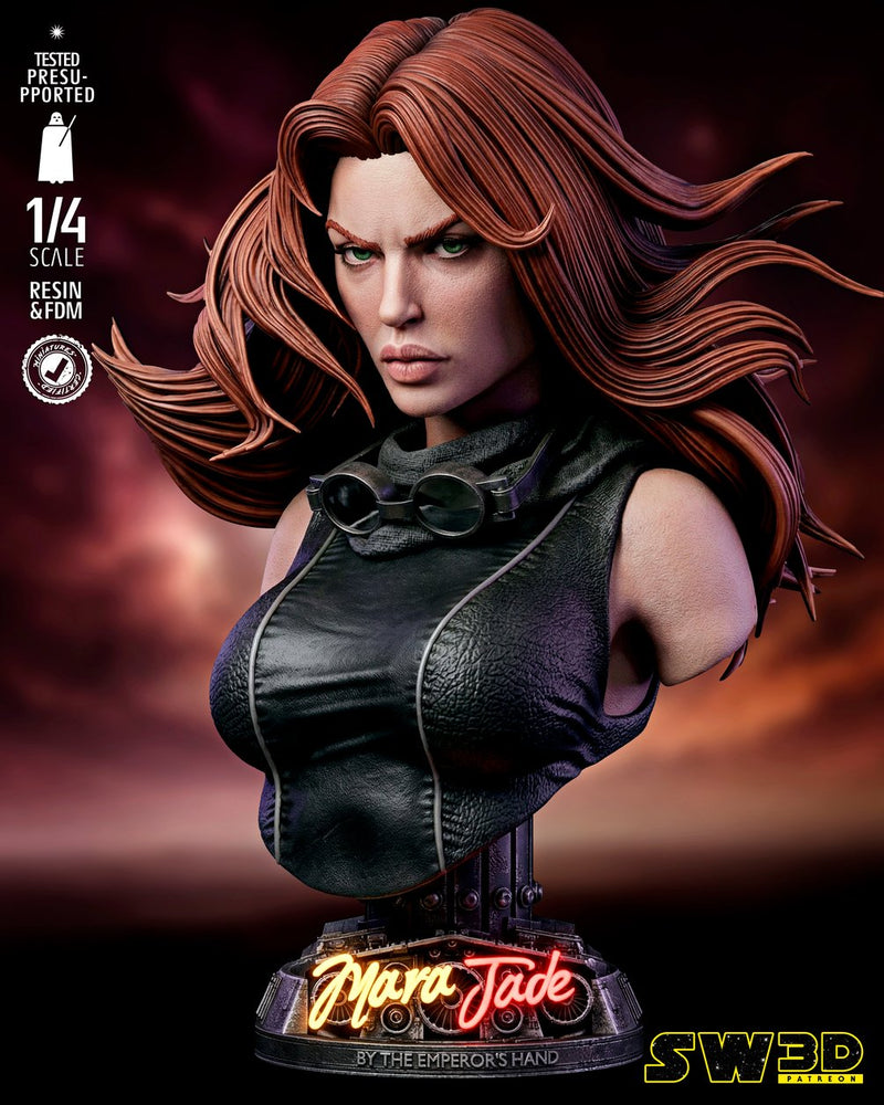 SW3D January 2026 Term Mara Jade Portrait Bust