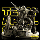 Diorama Base- Mandalorian and Boba Fett Star Wars 3D Models