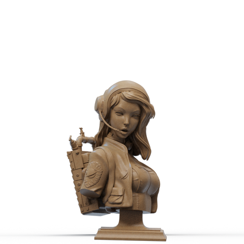 Retro Astronaut Bust - 1/9 Scale