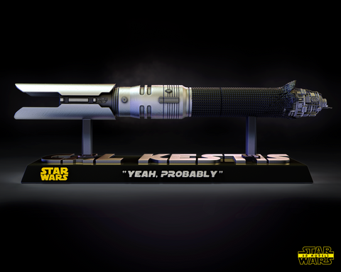 Cal Kestis Lightsaber Sculpture