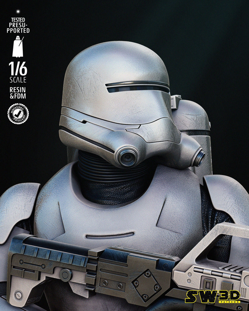 Flame Trooper Sculpture