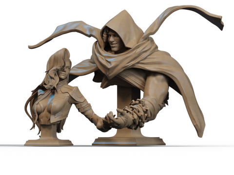 Cloak And Dagger Bust - 1/9 Scale