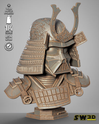 Darth Vader Samurai Portrait Bust