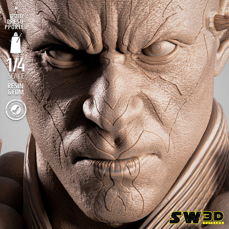 Darth Maul Samurai Portrait Bust