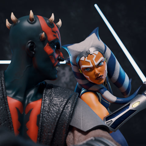 Ahsoka Tano vs Darth Maul Statue - 1/9 Scale
