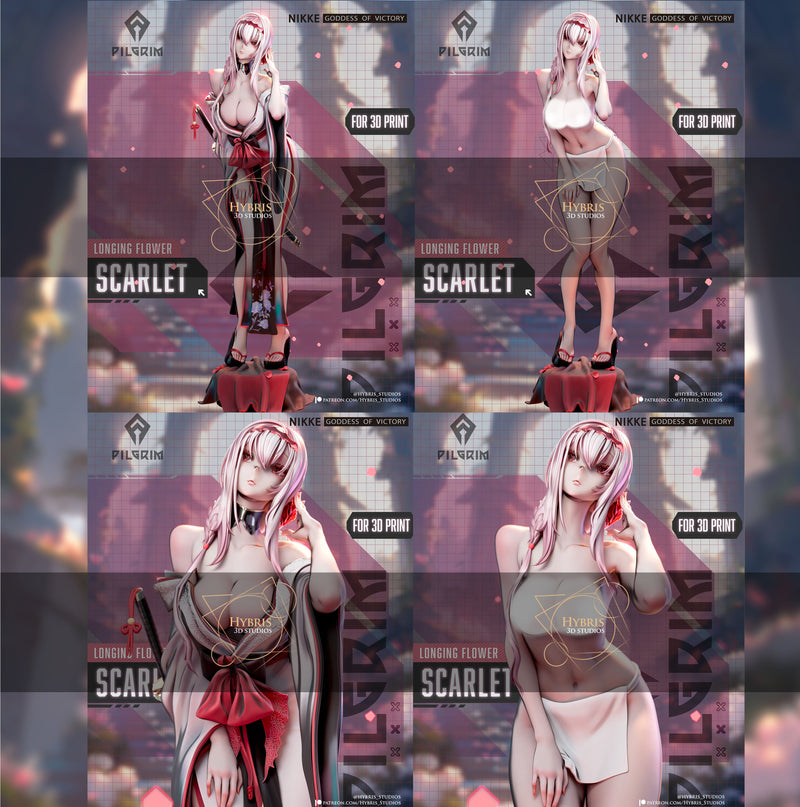 Nikke Goddess of Victory Scarlet Longing Flower ver
