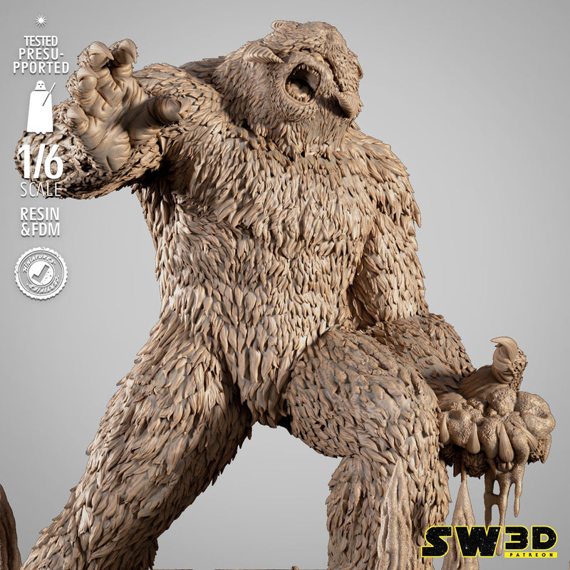 Wampa Sculpture