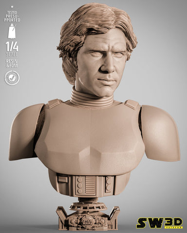 SW3D November 2025 Term Han Solo Stormtrooper Portrait Bust