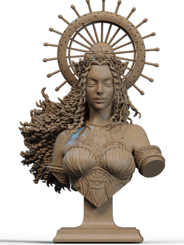 Nyx Godess Of The Night Bust - 1/9 Scale