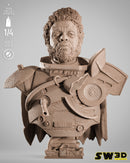 SW3D October 2025 Term Saw Gerrera Portrait Bust