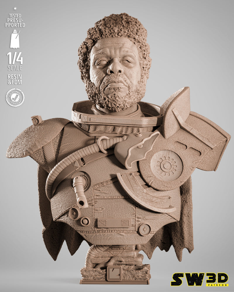 SW3D October 2025 Term Saw Gerrera Portrait Bust