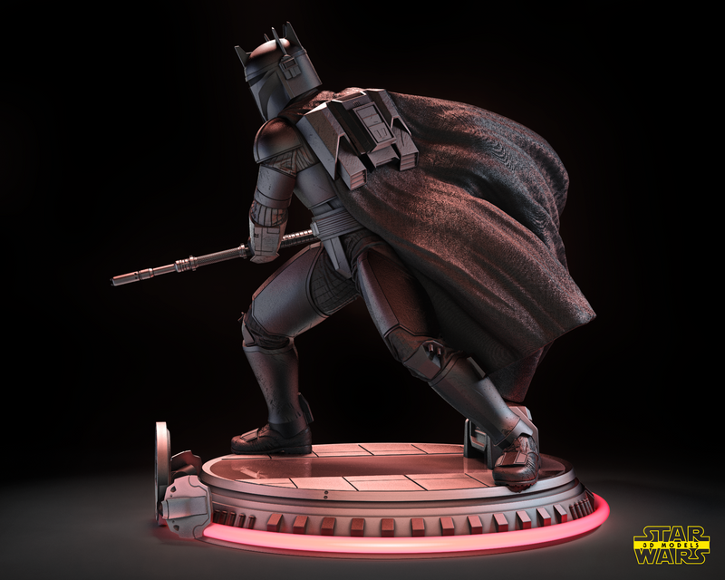 Moff Gideon Sculpture