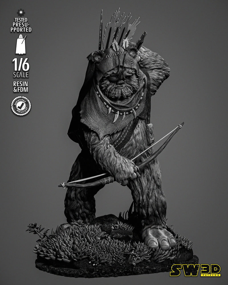 Ewok 3 Sculpture
