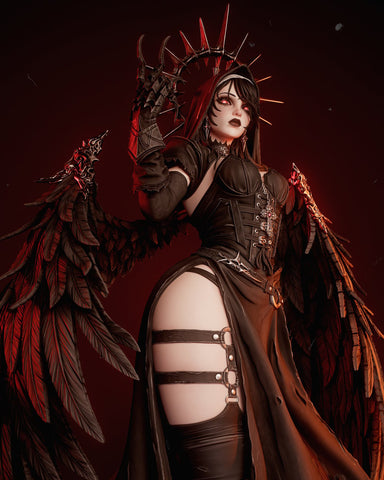 Corrupted Nun Statue - 1/9 Scale
