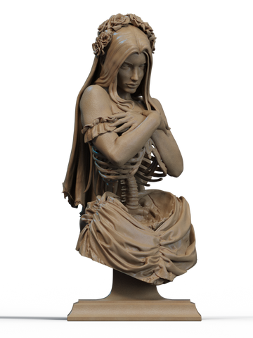 Undead Bride Bust - 1/9 Scale