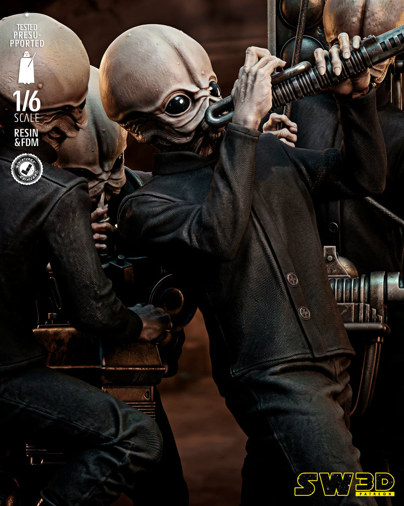 SW3D December 2025 Term Cantina Band Diorama Complete