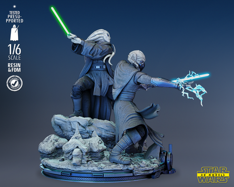 Plo Koon and Kit Fisto DIORAMA BASE