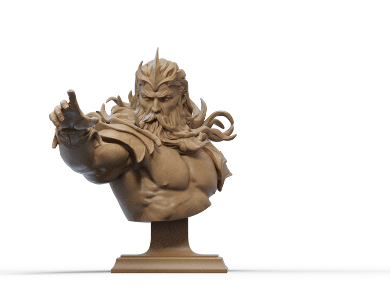 Poseidon Bust - 1/9 Scale