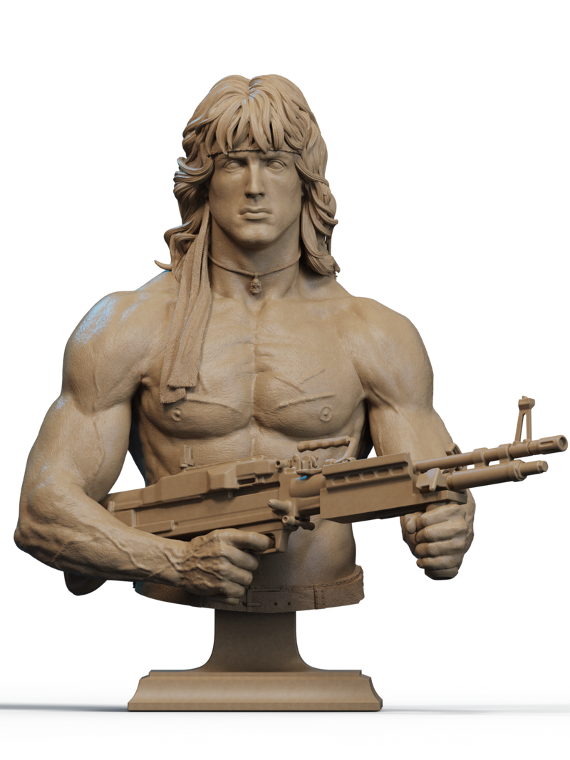 Rambo Cobra And Hawk Bust - 1/9 Scale