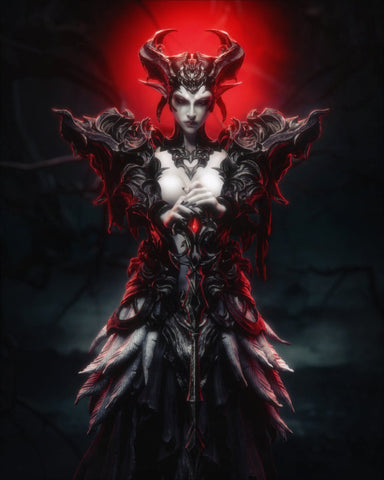The Queen Of The Ashen Vale Statue - 1/9 Scale