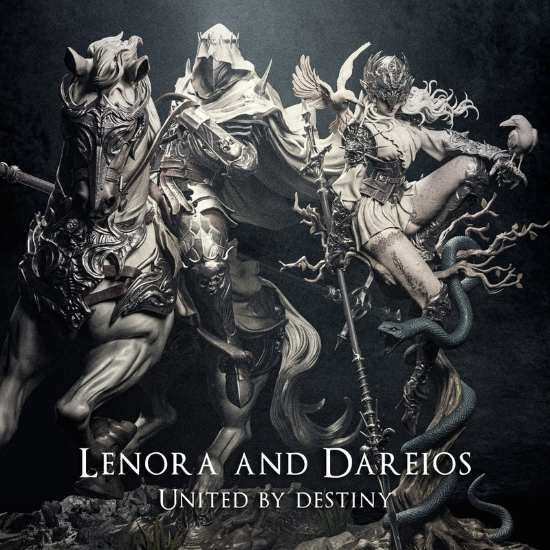 Lenora And Dareios Diorama - 1/9 Scale