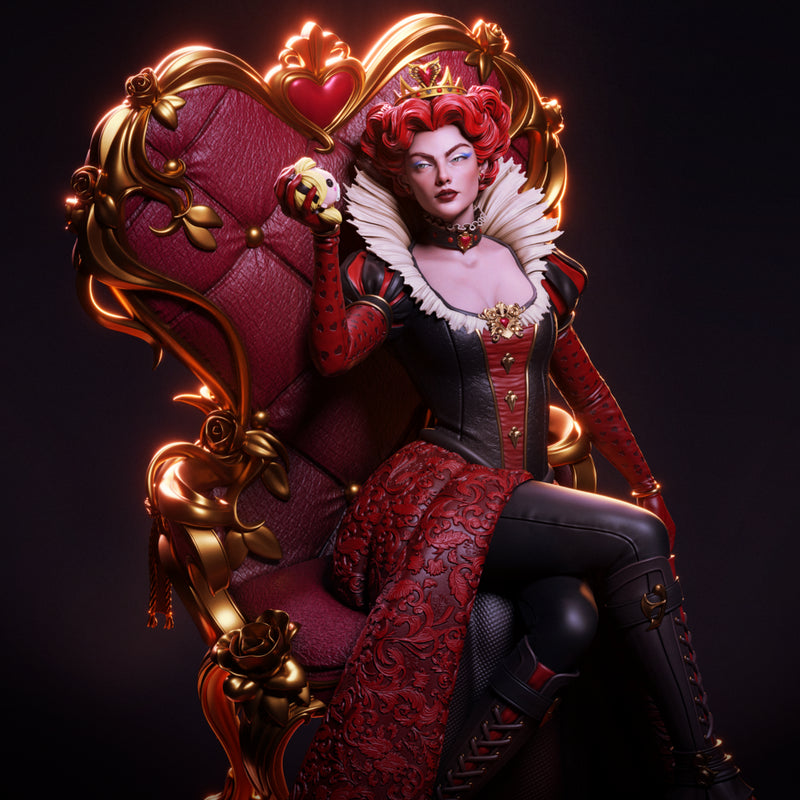 Queen Of Hearts Statue - 1/9 Scale