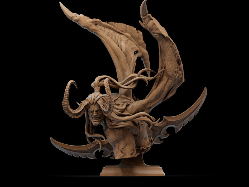 Illidan Bust - 1/9 Scale