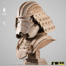 Stormtrooper Samurai Portrait Bust