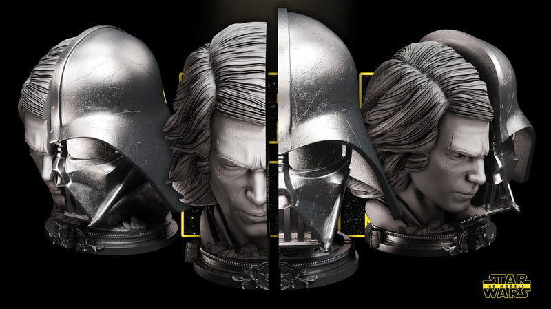 Anakin Skywalker and Vader Book Holder