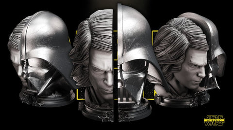 Anakin Skywalker and Vader Book Holder