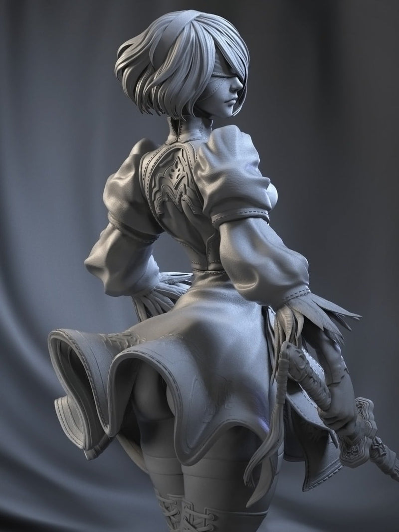 2B Statue - 1/9 Scale