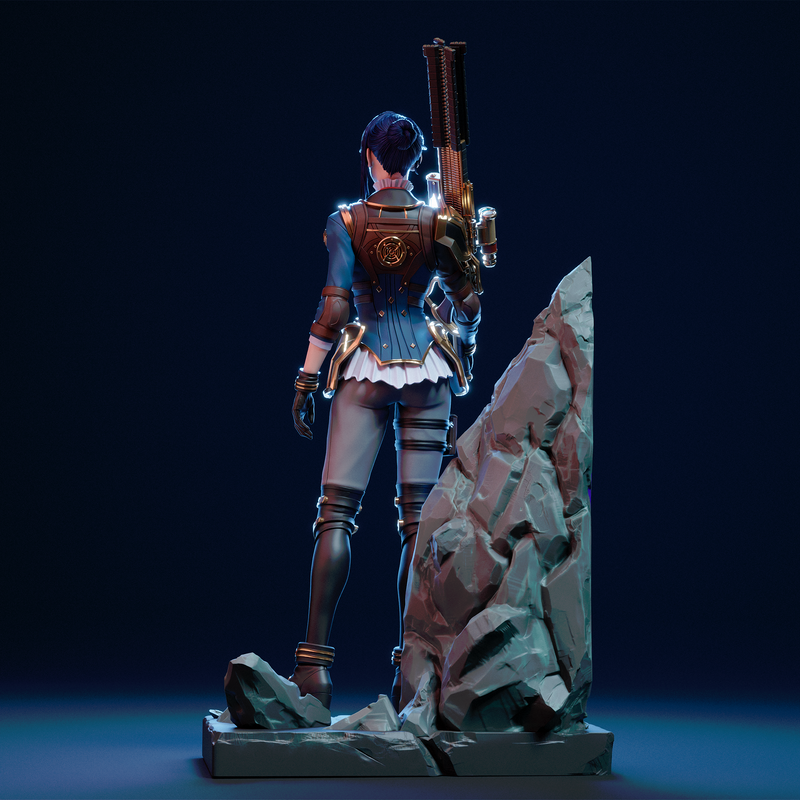 Caitlyn Resin Statue - view 7