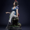 White Resin Statue - view 6