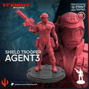 SHIELD TROOPER AGENT - Marvel MCP-Compatible 40mm Resin Miniature