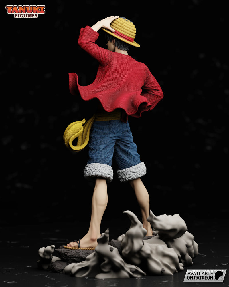 Luffy Resin Statue & Bust - Full Size view 2