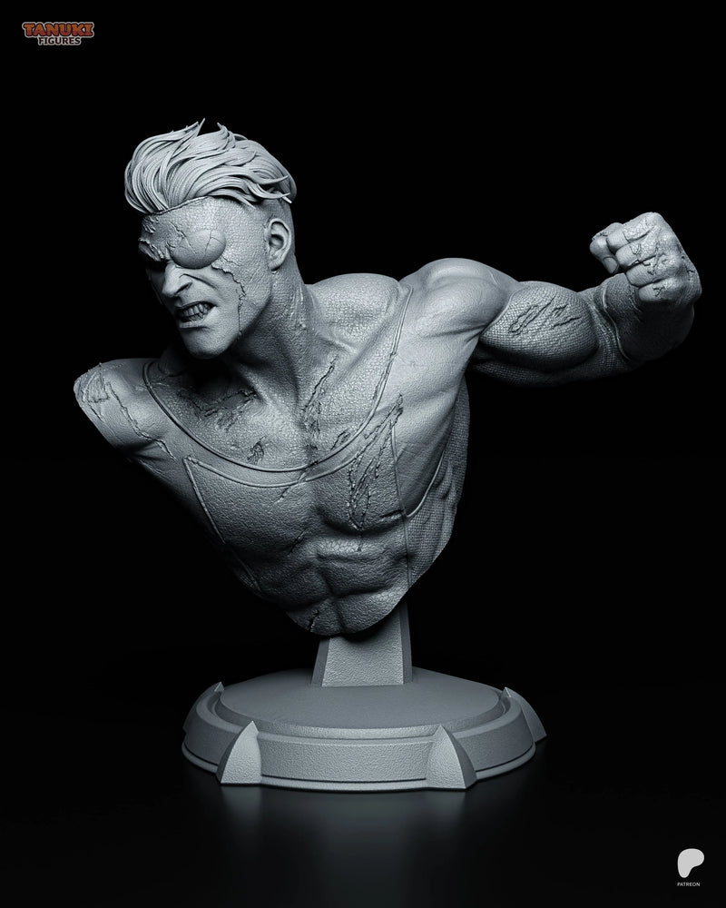 Mark Resin Statue & Bust - Bust view 2