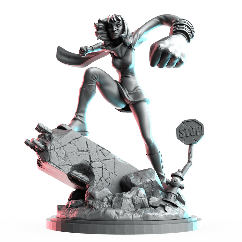 Ms Marvel Marvel MCP-compatible resin miniature by C27 Studios - product image 2