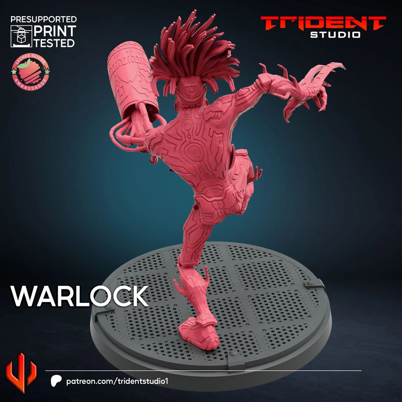 Warlock Marvel MCP-compatible 40mm resin proxy miniature by Trident Miniatures - product image 2