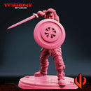Captain Carter - Sculpt B Marvel MCP-compatible 40mm resin proxy miniature by Trident Miniatures - product image 2