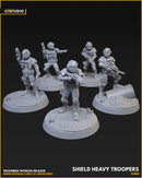 SHIELD Heavy Troopers Marvel MCP-compatible resin miniature by C27 Studios - product image 2
