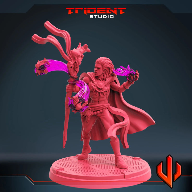 Doctor Voodoo - Sculpt A Marvel MCP-compatible 40mm resin proxy miniature by Trident Miniatures - product image 2