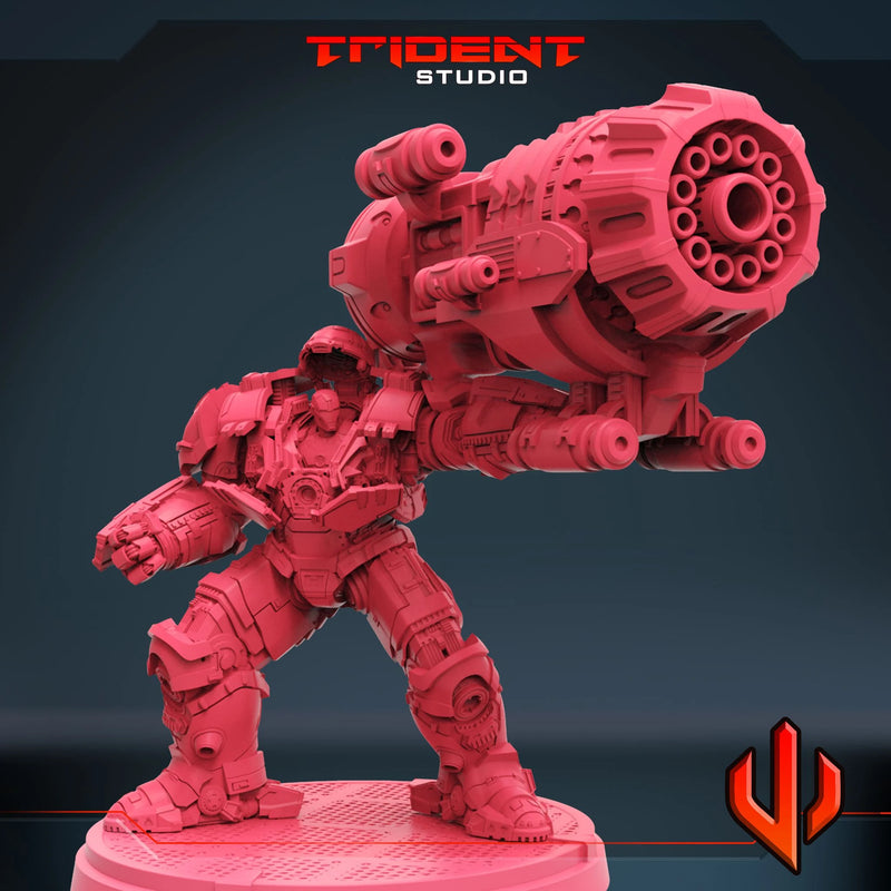 Hulkbuster Marvel MCP-compatible 40mm resin proxy miniature by Trident Miniatures - product image 2
