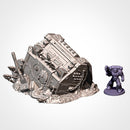 Infernal Tanks Destroyed 3D printed terrain view 2
